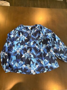 NWT Tommy Bahama peasant blouse